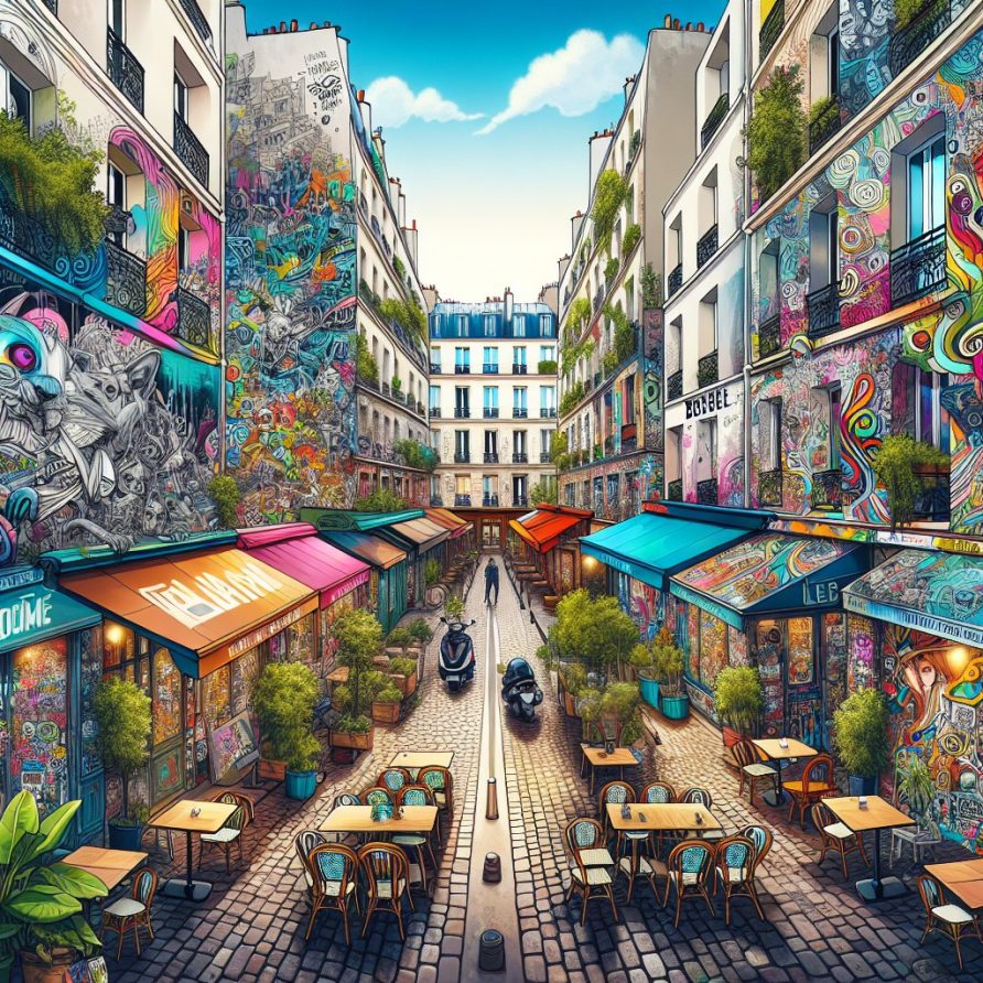 Top 5 des balades de street art à Paris et sa région : explorez l’art urbain dans la Ville Lumière